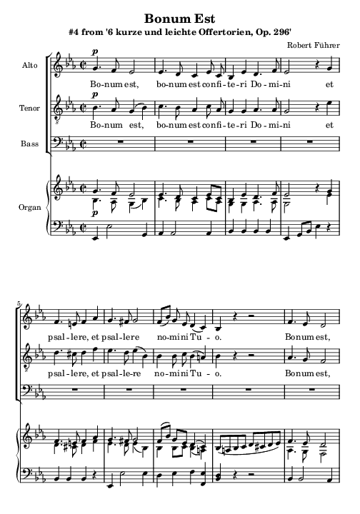 Bonum Est page 1