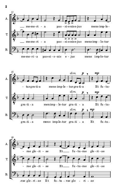 O Sacrum Convivium page 2